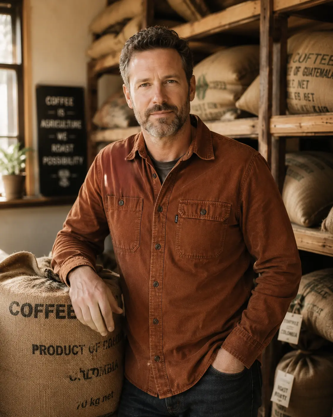 Coffee brand founder