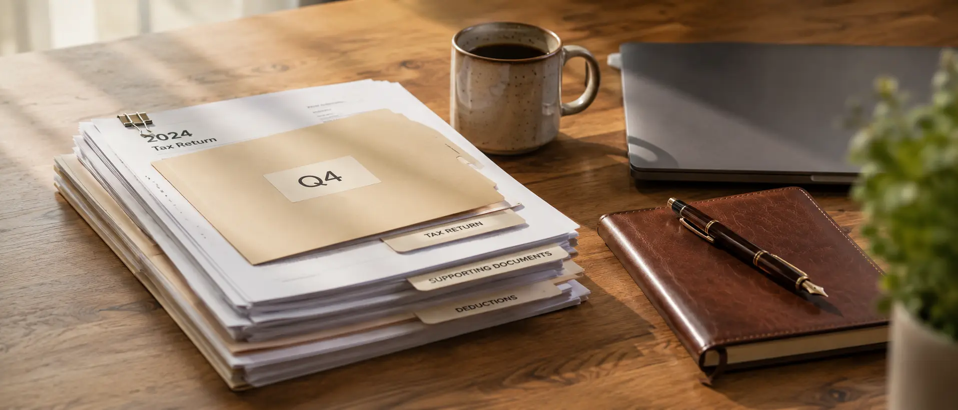 E-commerce founder reviewing tax-ready financial statements